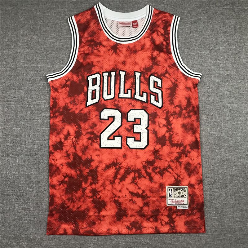 Men Chicago Bulls 23 Jordan Red Star seat plate Throwback NBA Jerseys